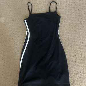 wild fable Black Spaghetti-Strap athletic dress